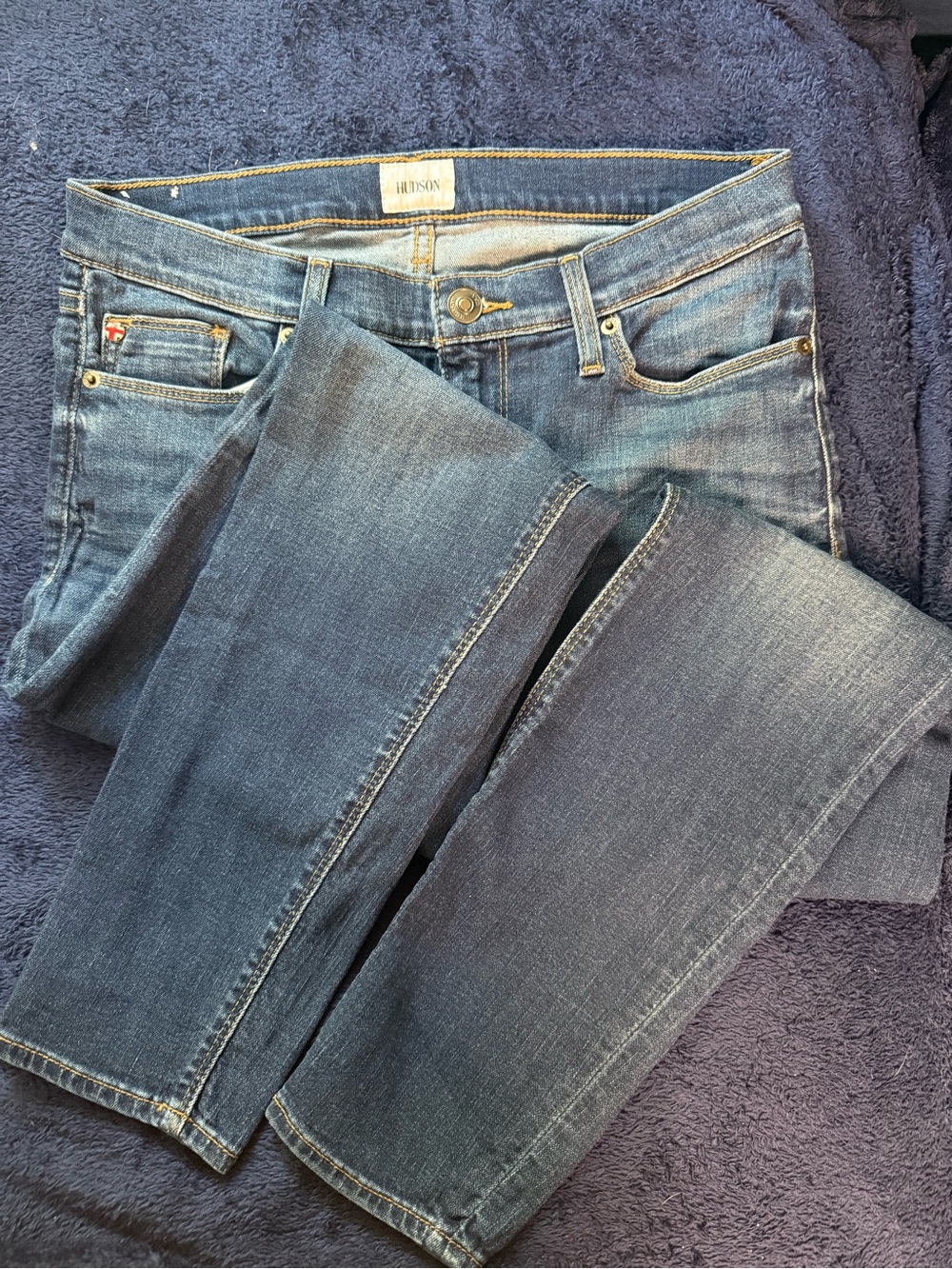Hudson Jeans Women's Dark Blue Super skinny Jeans